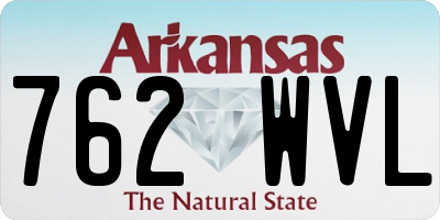AR license plate 762WVL