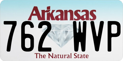 AR license plate 762WVP