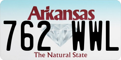 AR license plate 762WWL