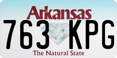 AR license plate 763KPG