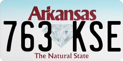 AR license plate 763KSE