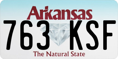 AR license plate 763KSF
