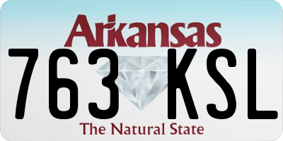 AR license plate 763KSL