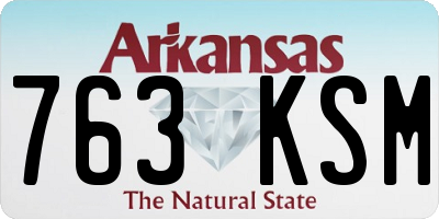 AR license plate 763KSM