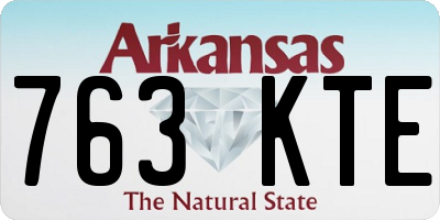 AR license plate 763KTE
