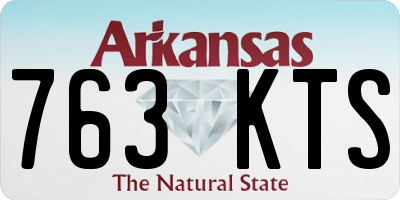 AR license plate 763KTS