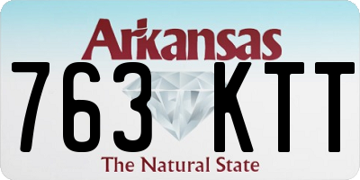 AR license plate 763KTT