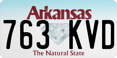 AR license plate 763KVD