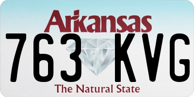 AR license plate 763KVG