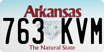AR license plate 763KVM