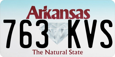 AR license plate 763KVS