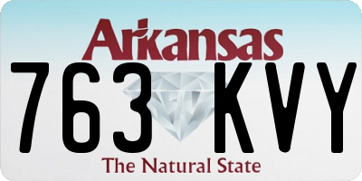 AR license plate 763KVY