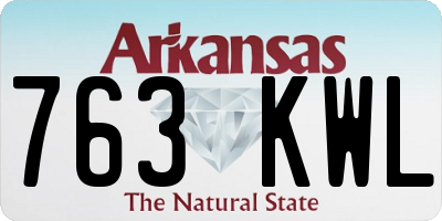 AR license plate 763KWL
