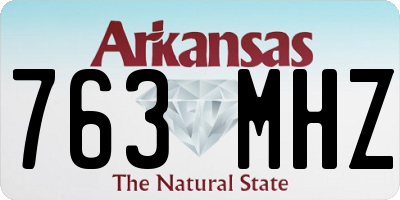 AR license plate 763MHZ