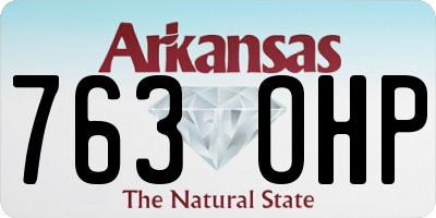 AR license plate 763OHP