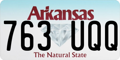 AR license plate 763UQQ