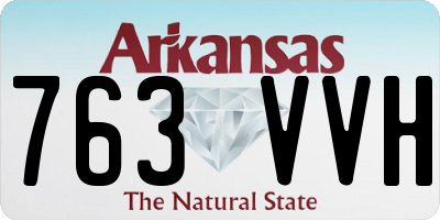 AR license plate 763VVH