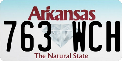 AR license plate 763WCH