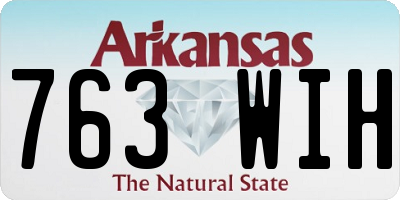 AR license plate 763WIH