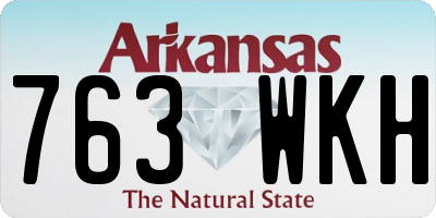 AR license plate 763WKH