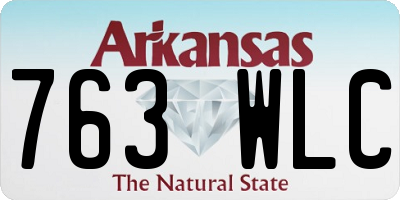 AR license plate 763WLC