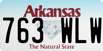 AR license plate 763WLW