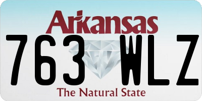 AR license plate 763WLZ