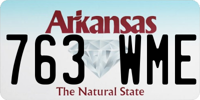 AR license plate 763WME
