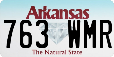 AR license plate 763WMR