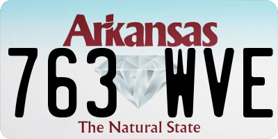 AR license plate 763WVE