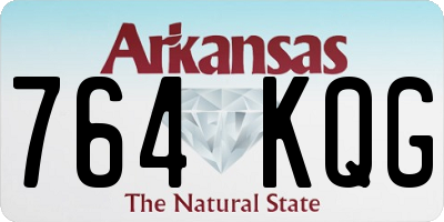 AR license plate 764KQG