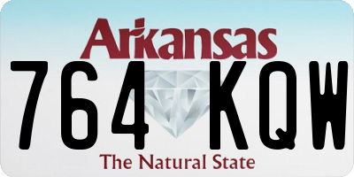 AR license plate 764KQW