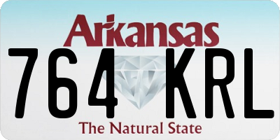 AR license plate 764KRL