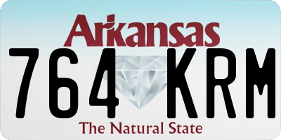 AR license plate 764KRM