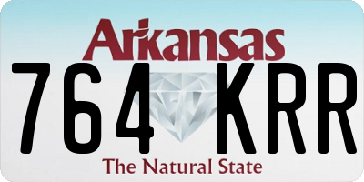 AR license plate 764KRR