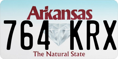 AR license plate 764KRX