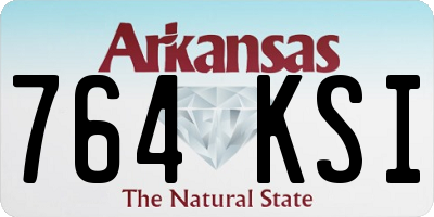 AR license plate 764KSI