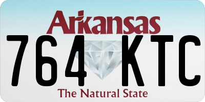 AR license plate 764KTC