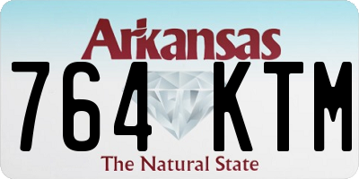 AR license plate 764KTM