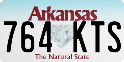 AR license plate 764KTS