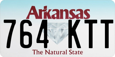 AR license plate 764KTT