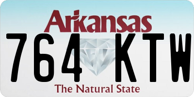 AR license plate 764KTW