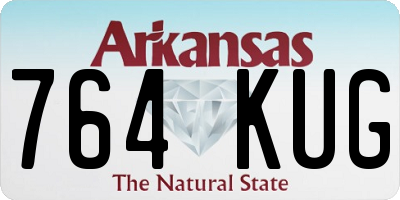 AR license plate 764KUG