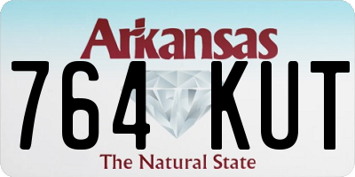 AR license plate 764KUT