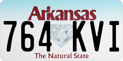 AR license plate 764KVI