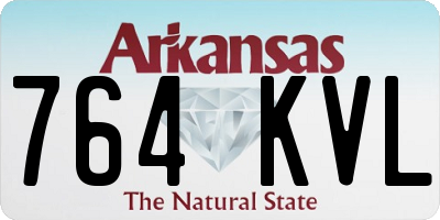 AR license plate 764KVL