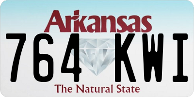 AR license plate 764KWI