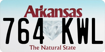 AR license plate 764KWL