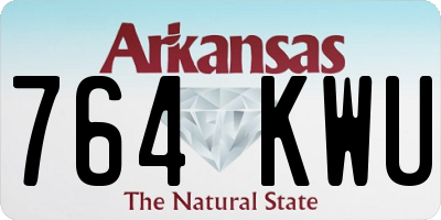 AR license plate 764KWU
