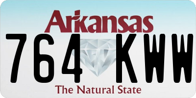 AR license plate 764KWW